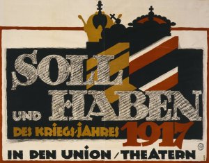Soll und Haben des Kriegs-jahres 1917 by Hans Rudi Erdt Oil Painting
