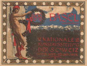 1898 Basel - V. Nationale Kunstausstellung der Schweiz by Hans Sandreuter Oil Painting