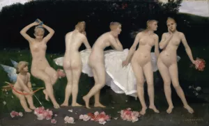 Female Beauty by Hans Sandreuter Oil Painting