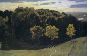 The Rhine near Basel by Hans Sandreuter Oil Painting
