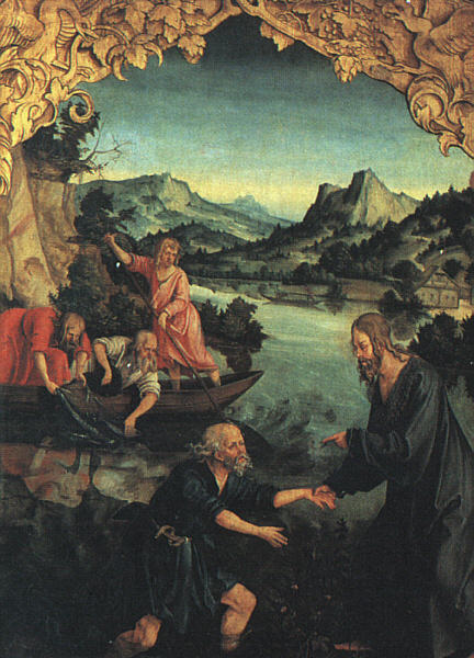 Main Product Photo of The Calling of St Peter Painting by Hans Suess Von Kulmbach