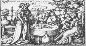 The Prodigal Son Wasting His Patrimony Oil painting by Hans Sebald Beham
