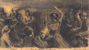 Pennekas-Dralles-Kjeltringsbal by Hans Smidth Oil Painting