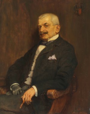 Baron Breyer by Hans Stalzer Oil Painting