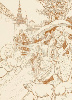 Fairy tales and stories pl13 by Hans Tegner Oil Painting