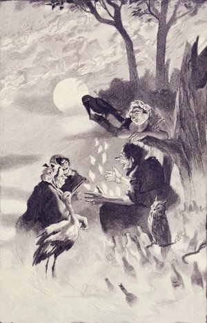 Fairy tales and stories pl15 by Hans Tegner Oil Painting