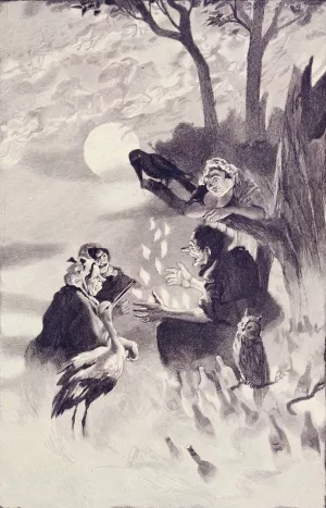 Fairy tales and stories pl15 by Hans Tegner Oil Painting