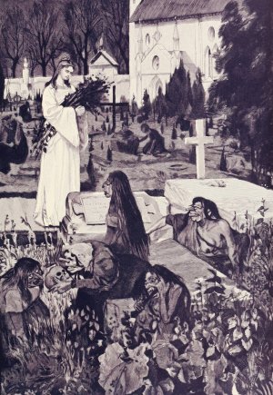 Fairy tales and stories pl22 by Hans Tegner Oil Painting