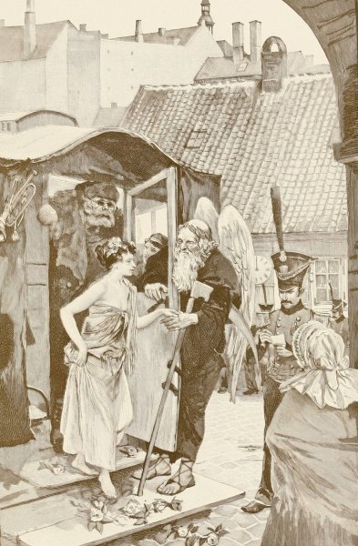 Fairy tales and stories pl31  by Hans Tegner - Hand-Painted Oil Painting Reproduction