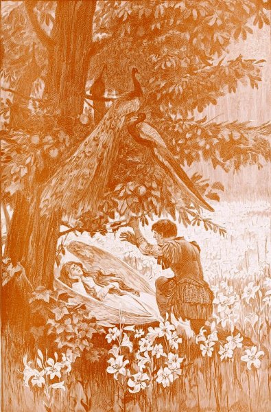 Fairy tales and stories pl33  by Hans Tegner - Hand-Painted Oil Painting Reproduction