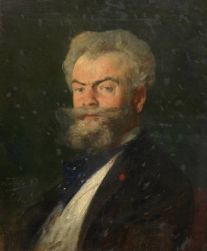 Mihaly von Munkacsy by Hans Temple Oil Painting