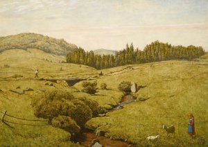 Black Forest Landscape by Hans Thoma Oil Painting