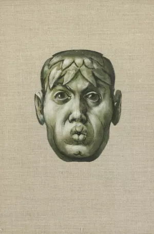 Blowing mask by Hans Thoma Oil Painting
