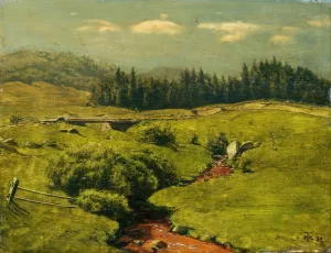 Der braune Bach by Hans Thoma Oil Painting