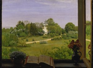 Die Od View of Holzhausenpark by Hans Thoma Oil Painting