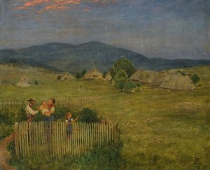 Little Garden in the Black Forest by Hans Thoma Oil Painting