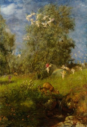 Spring by Hans Thoma Oil Painting