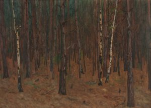 Waldinneres by Hans Tichy Oil Painting