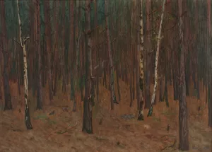 Waldinneres Oil painting by Hans Tichy