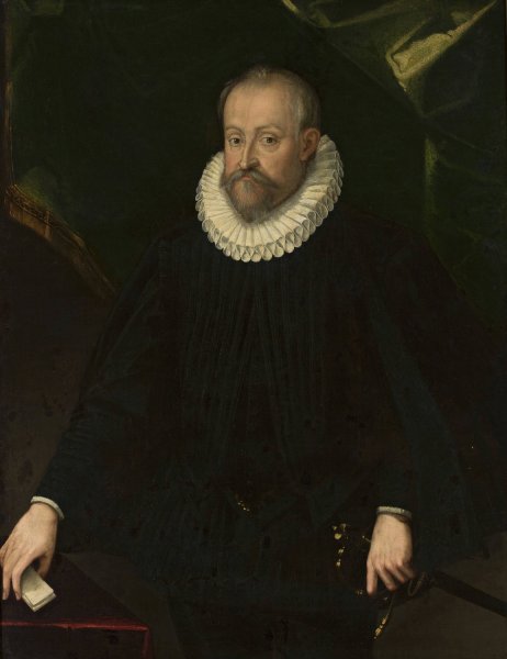 Main Product Photo of Portrait of a man Painting by Hans Von Aachen