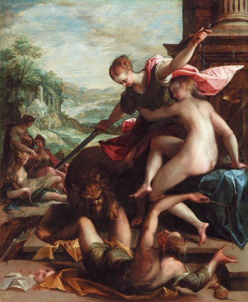 Main Product Photo of The Triumph of Truth  Painting by Hans Von Aachen