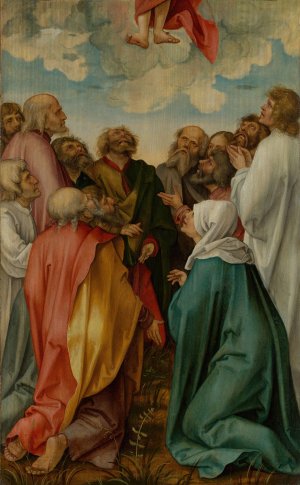 The Ascension of Christ by Hans Von Kulmbach Oil Painting