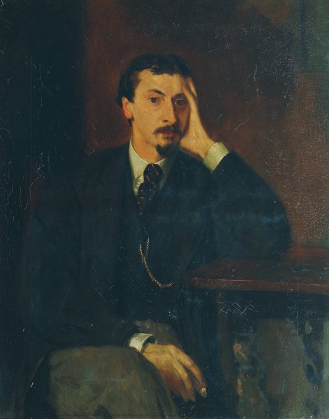 Main Product Photo of Der Dichter und Philosoph Gotthard Oswald Marbach  Painting by Hans Von Marees
