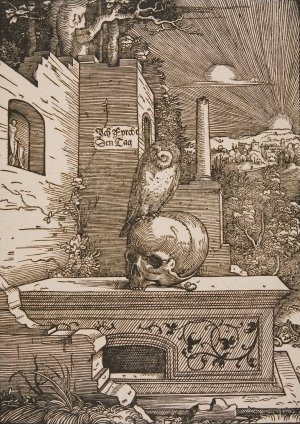 Allegory with an Owl by Hans Wechtlin Oil Painting