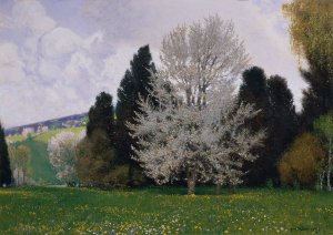 Fruhling im Wienerwald by Hans Wilt Oil Painting