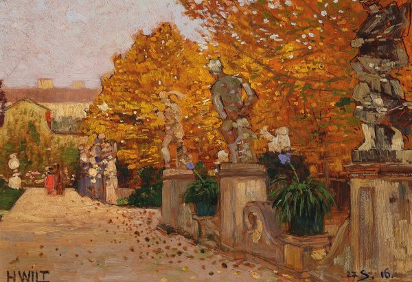 Mirabell  by Hans Wilt - Hand-Painted Oil Painting Reproduction