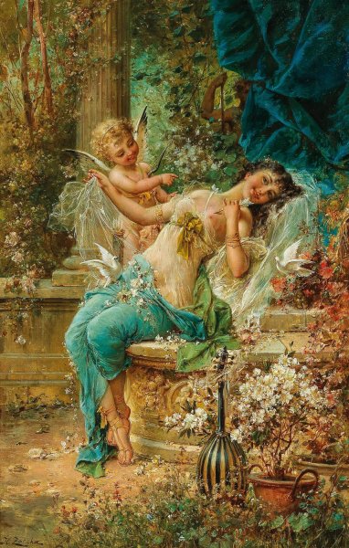 Main Product Photo of Besiegt Painting by Hans Zatzka