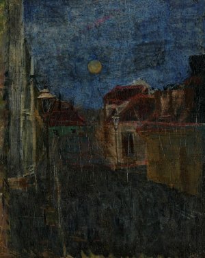 View from Karl XII's Street by Harald Sohlberg Oil Painting