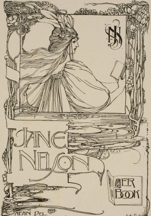 Book-plate of Jane Nelson by Harold E. H. Nelson Oil Painting