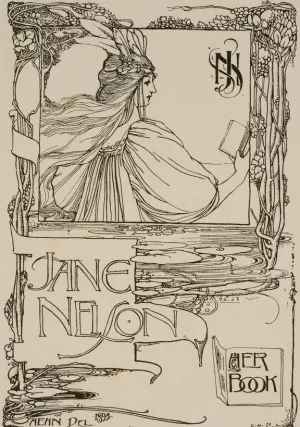 Book-plate of Jane Nelson by Harold E. H. Nelson Oil Painting