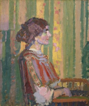 Stanislawa de Karlowska by Harold Gilman Oil Painting