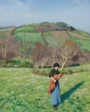 Early spring by Harold Harvey Oil Painting