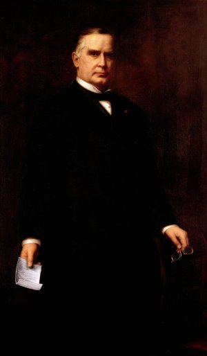 William McKinley by Harriet Anderson Stubbs Murphy Oil Painting