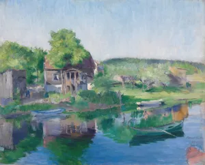 Fra Sandvikselven by Harriet Backer Oil Painting