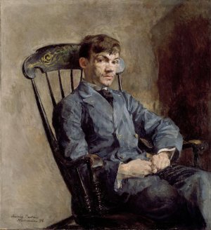 Portrait of the Composer Johan Backer Lunde Oil painting by Harriet Backer