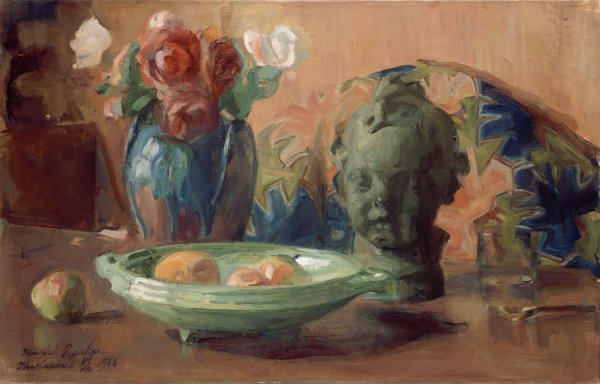 Still Life  by Harriet Backer - Hand-Painted Oil Painting Reproduction
