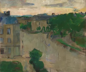 View from my Balcony, Hansteensgate by Harriet Backer Oil Painting