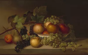 Fruit by Harriet Cany Peale Oil Painting