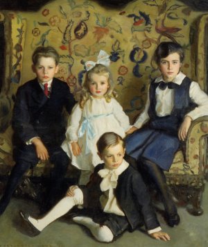 A Family Portrait of Four Children