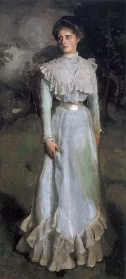 Miss Tibbie Nairn by Harrington Mann - Oil Painting Reproduction