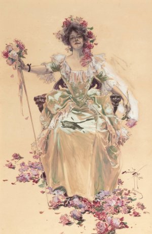Saturday Evening Post cover, May 10 by Harrison Fisher Oil Painting