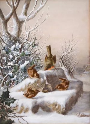 Under Siege by Harry Bright Oil Painting