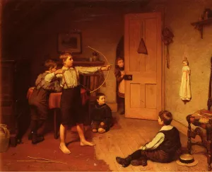 The Archers by Harry Brooker - Oil Painting Reproduction