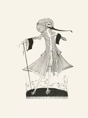 Blue Beard by Harry Clarke Blue Beard by Harry Clarke Oil Painting