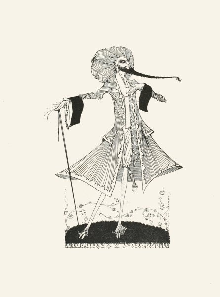 Main Product Photo of Blue Beard  Painting by Harry Clarke