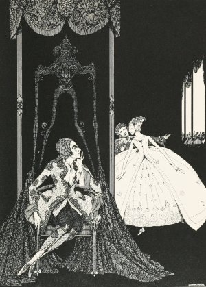 He thought the princess was his queen by Harry Clarke Oil Painting